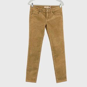 Vineyard Vines Womens Corduroy Pants Jeans Tan Caramel Whale Pocket size 00